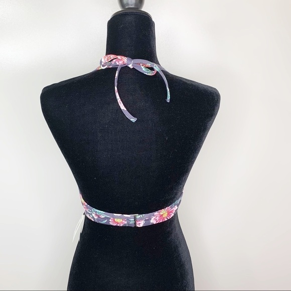 Shade & Shore Floral Jewel Embellish Underwire Light Lift Bikini Top 34 D NWT - Picture 11 of 11